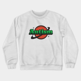 Autism Retro Crewneck Sweatshirt